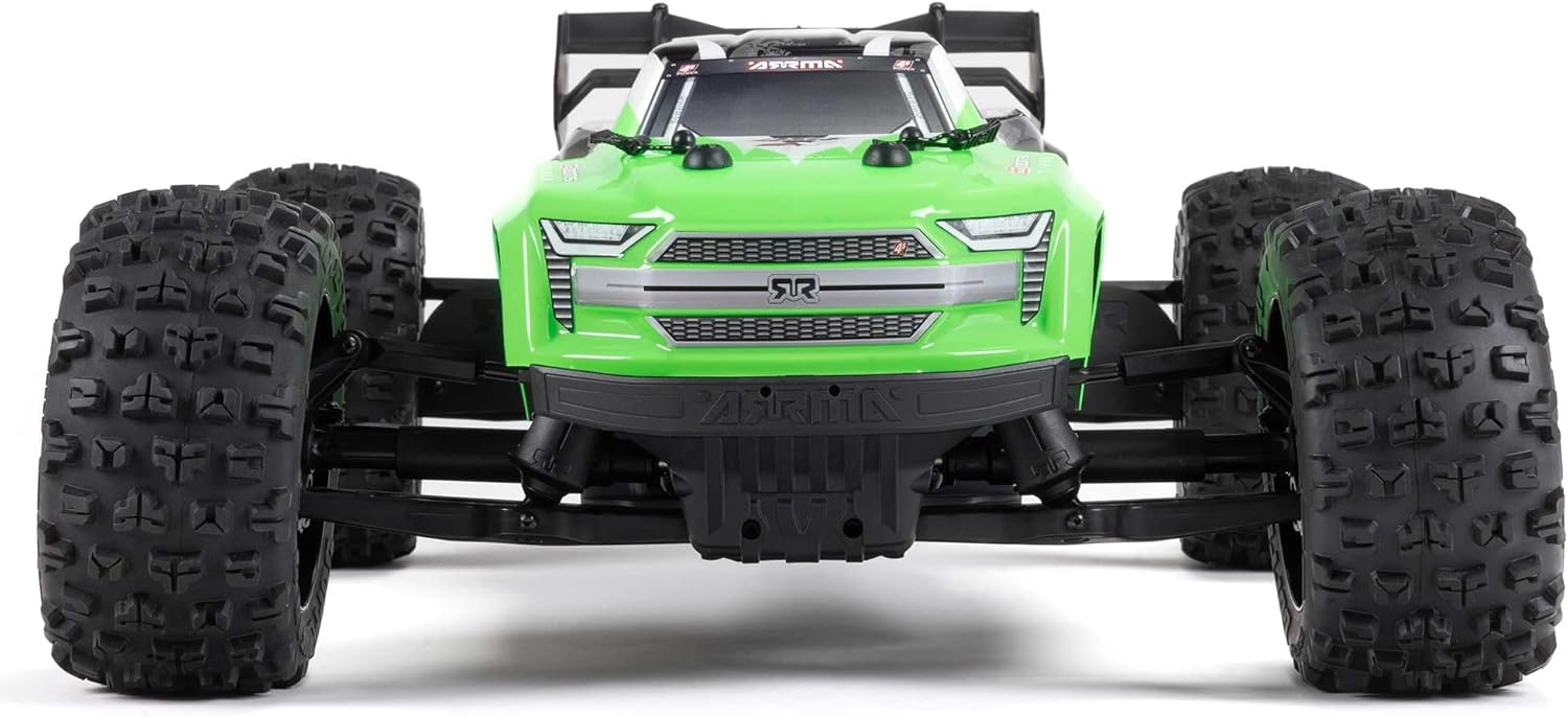ARRMA RC Truck KRATON 4X4 4S BLX 1/10TH 4WD Speed Monster Truck RTR(Battery and Charger Not Included), Green, ARA4408V2T4