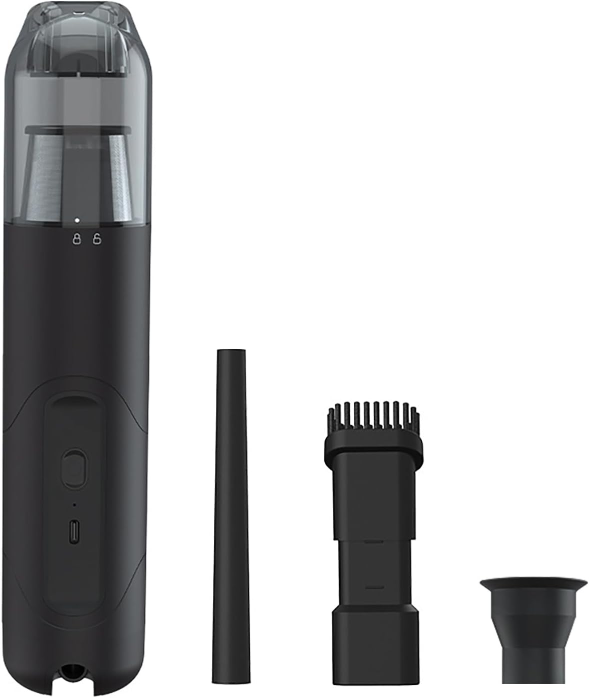 Handheld Vacuum Cleaner, 45min Runtime, XL Dust Container, Washable Filter, Overheat Protection for Daily Home/Car/Office Cleaning