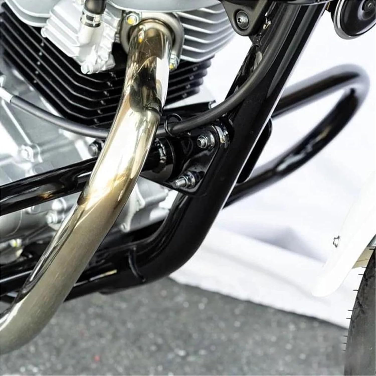 Motorbike Engine Guards for Meguro for S1 for W230 for W 230 2025 Engine Guard Crash Bar Protection Bumper Frame Protection Engine Bumper Guard Cras