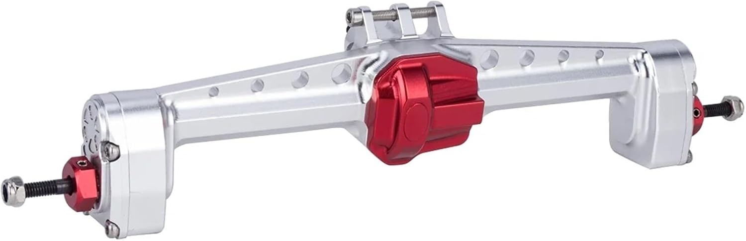 RC Car Repair Kit for SCX10 III 1/10 for AR45P Offset Portal Axle with Constant Velocity Driveshift Two Servo Mount and Steering Rodfor RC Crawler Car Parts(Silver,Set)