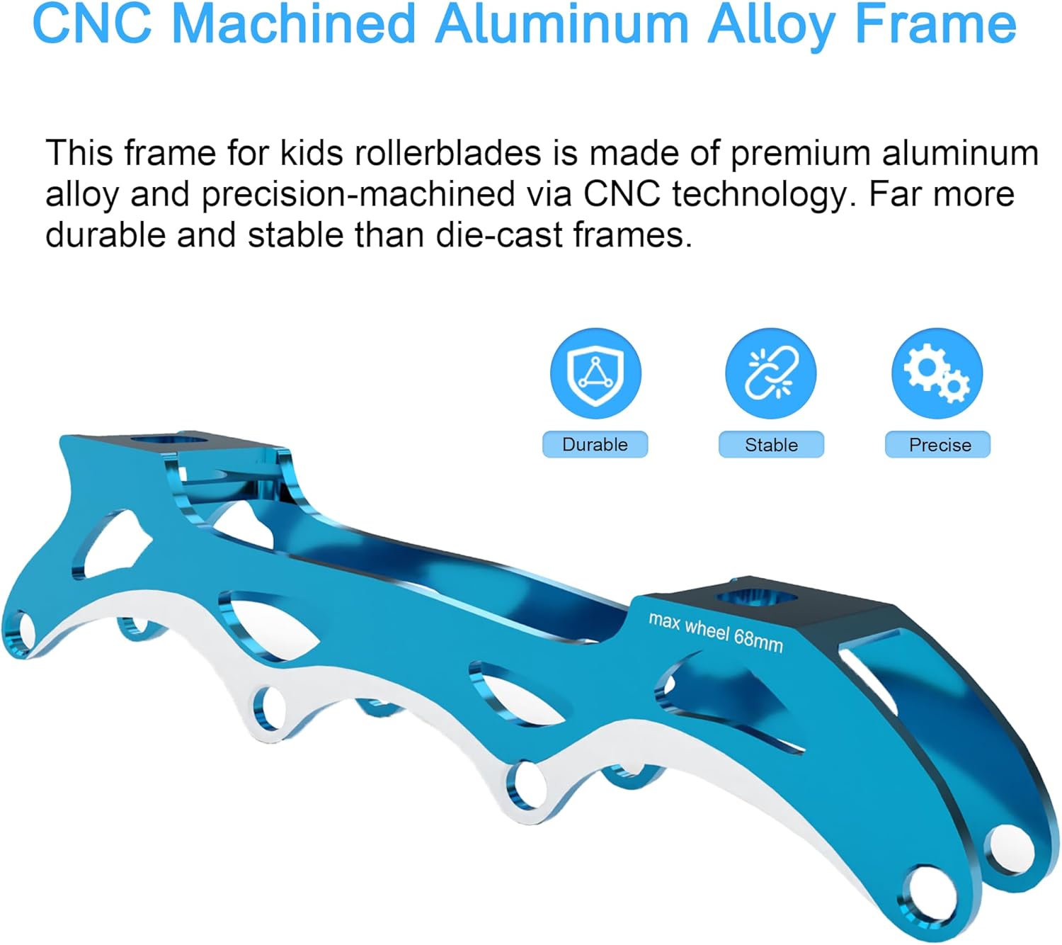 Inline Skates for Girls Boys, Performance Carbon Fibre Roller Skates Blades for Kids Ages 4-12 with PU Wheels, Fun Beginner Skates for Outdoor & Indoor