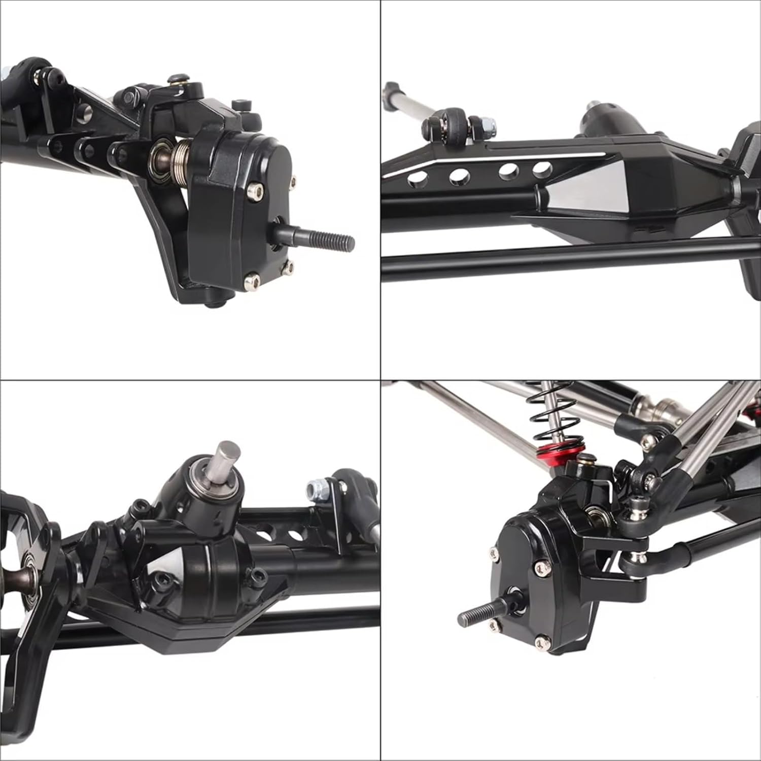 Rc Crawlers Axles For Axial For SCX10 PRO For Racing 1/10 CNC Machined Aluminum Front Axle Upgrades Parts Accessories RC Crawler Car Reapir