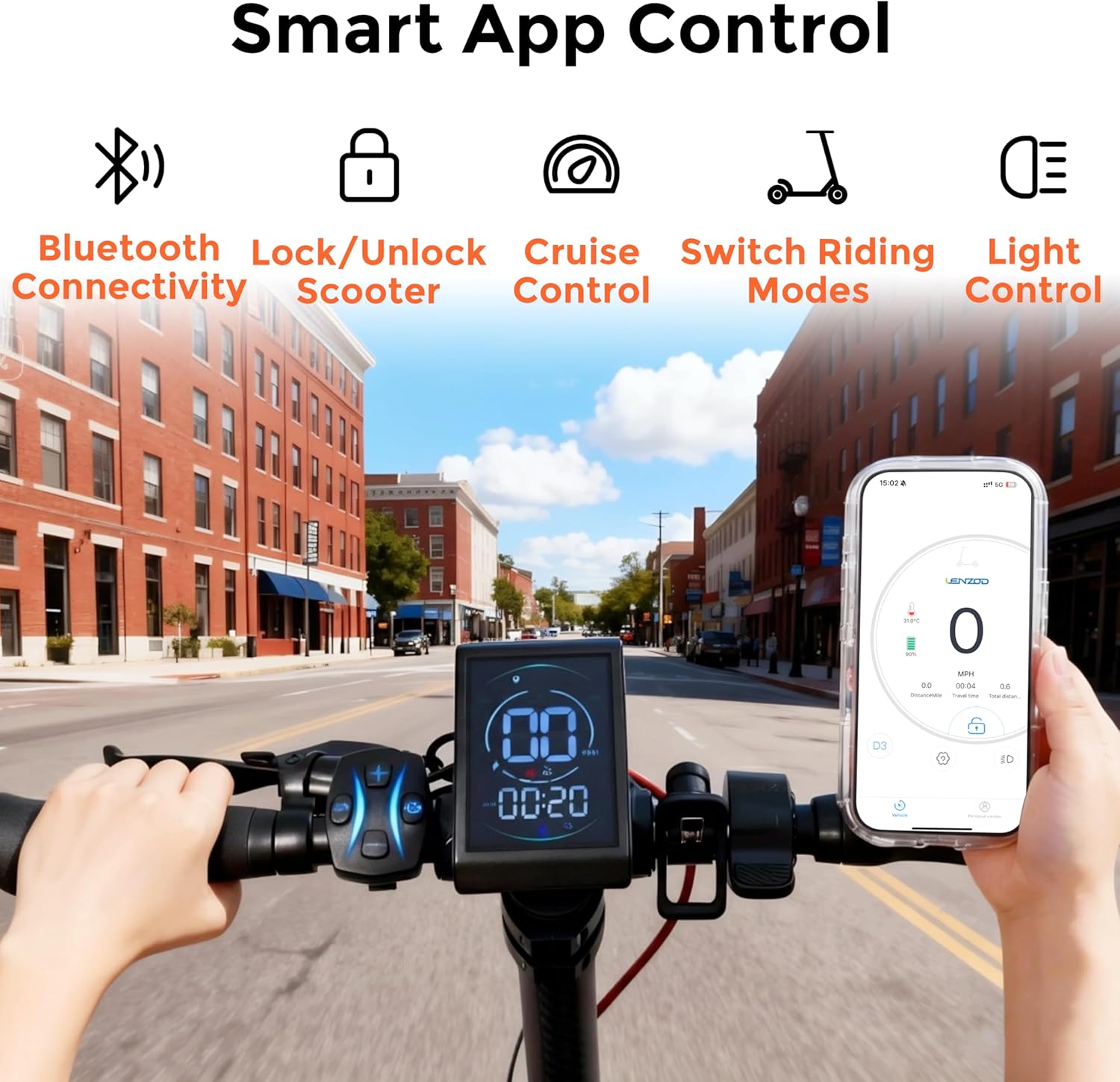 Ultralight Foldable Electric Scooter for Adults, 26 lbs Carbon Fiber, 22 MPH & 22 Mile Range, 350W Motor, 10