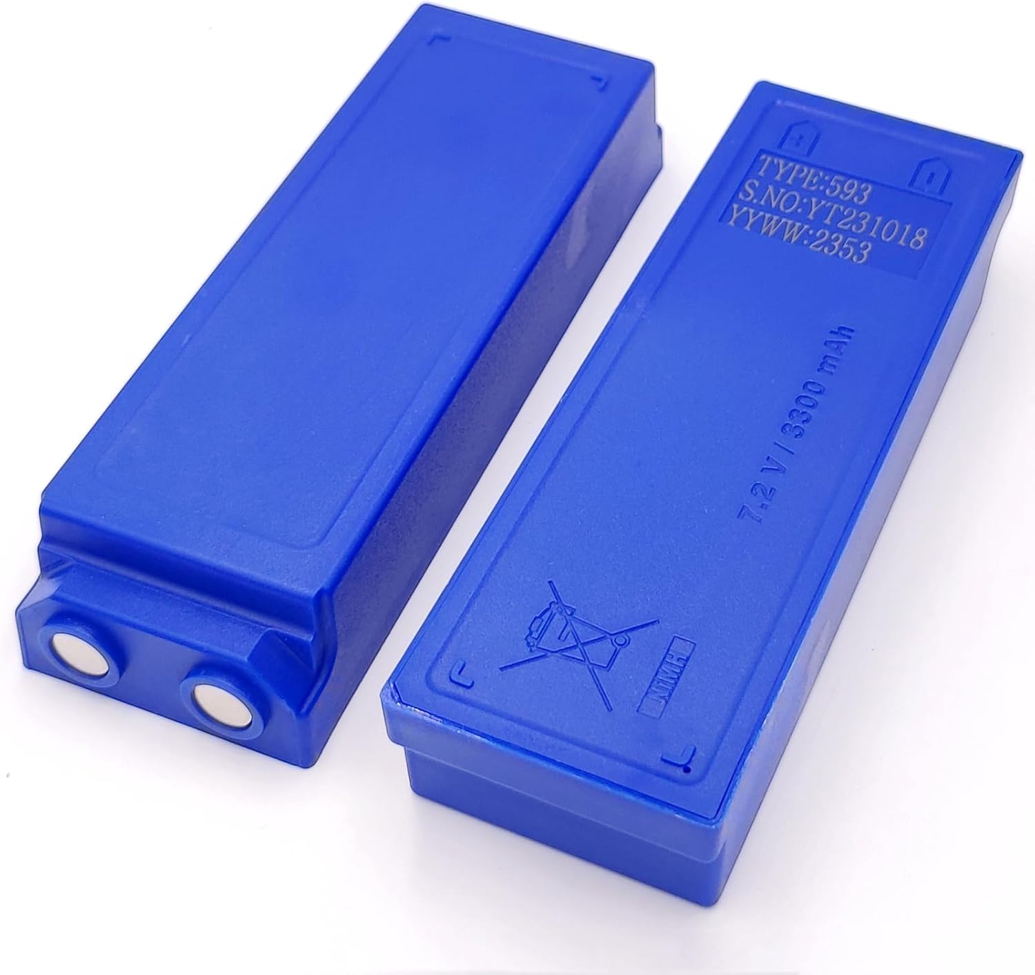 10Pcs 7.2V 3.3Ah Type 593 Crane Remote Control Battery for Scanreco 16131 17162 SCANRECO 593 592 590 960 GP222101 RSC7220 Battery 3300mAh