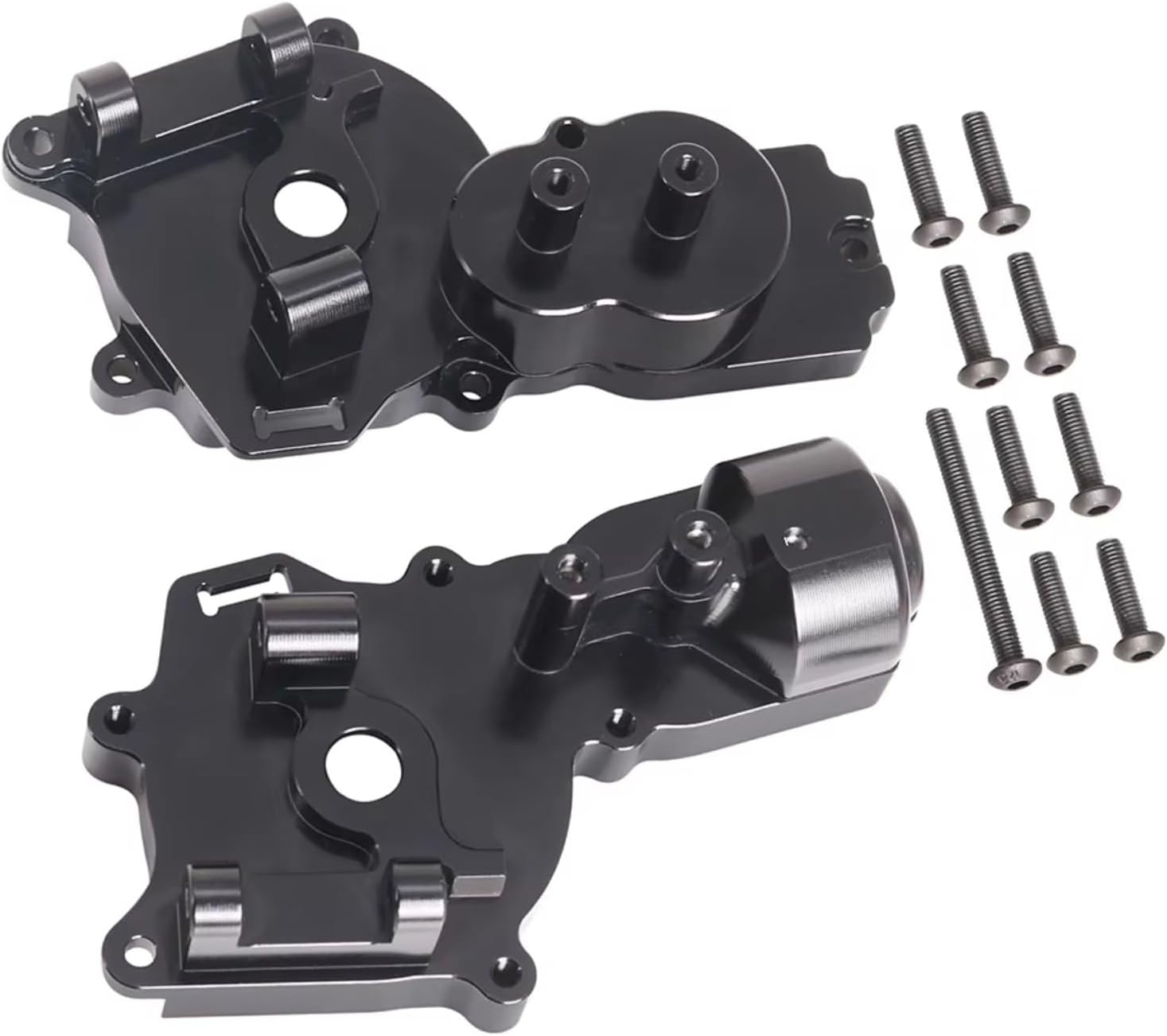 Compatible with Tamiya for Hotshot II Bigwig 1/10 RC Cars Upgrades Parts Accessories Aluminum Front Transmission Housing RC Car Accessories