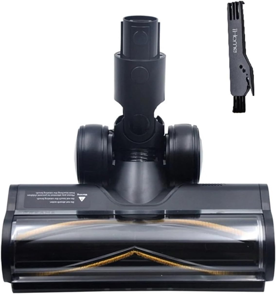 WJKAUKAMT Electric Floor Brush Attachment with LED Dust Lights Compatible for Dreame R10 R20 R30 T30 - Soft Roller Vacuum Cleaner Head