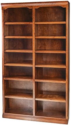 FOREST DESIGNS Traditional Bookcase 48”W Chestnut Oak