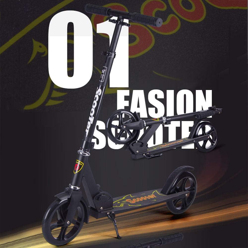 Sport Pro Adult City Scooter Big Two Wheel Commuter 1 Click Rapid Folding Adult's Kick/Push Scooter | Foldable Frame | 2-Wheels & Dual Suspension | City Commuter Freestyle