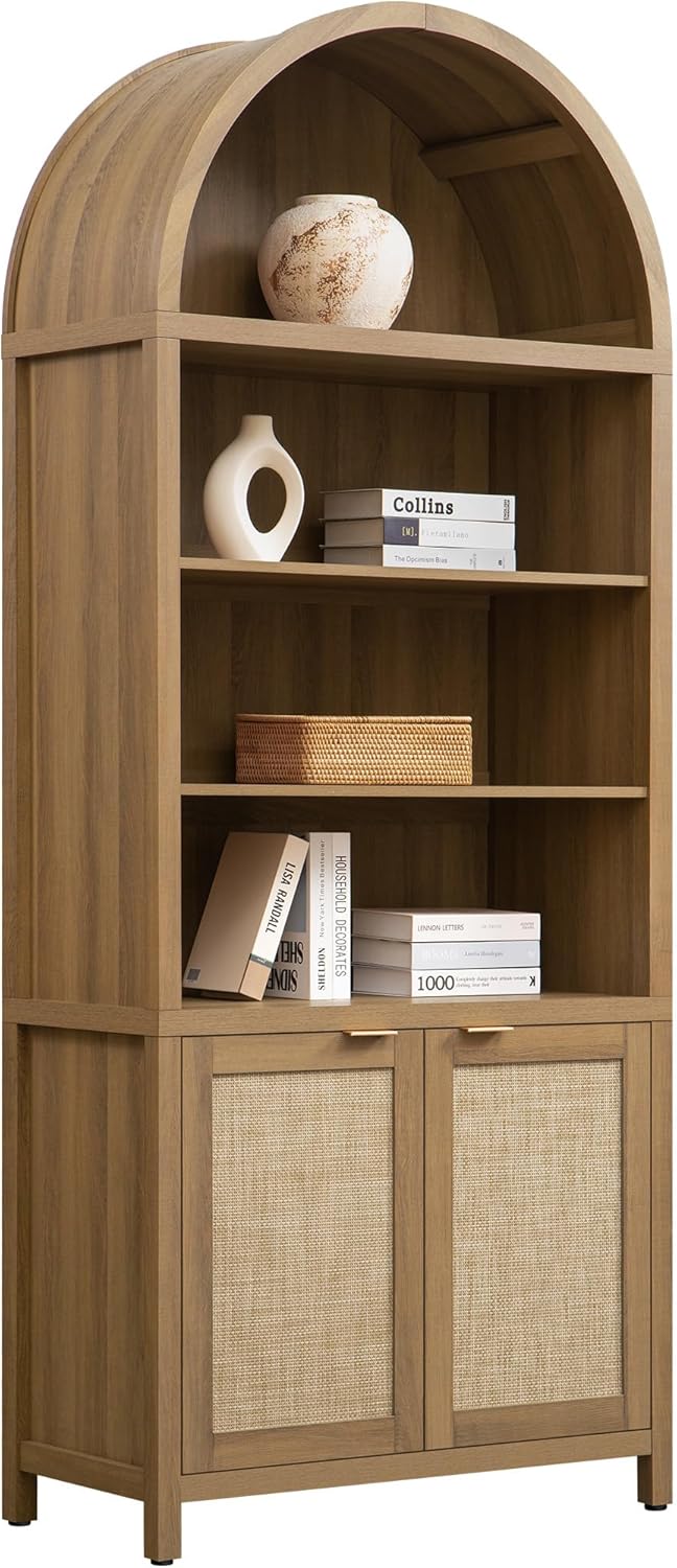 SICOTAS Book Shelf Arched Cabinet Bookshelf Arch 84.2