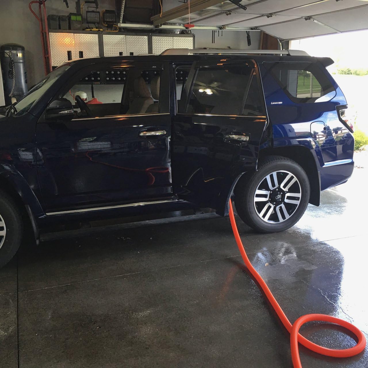 Cen-Tec Systems 93741 Central Vacuum Garage Attachment Kit with 50 ft. Hose, Black