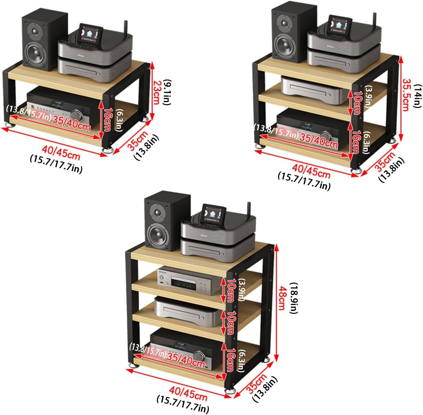 Floor-Standing Movable Storage Shelf