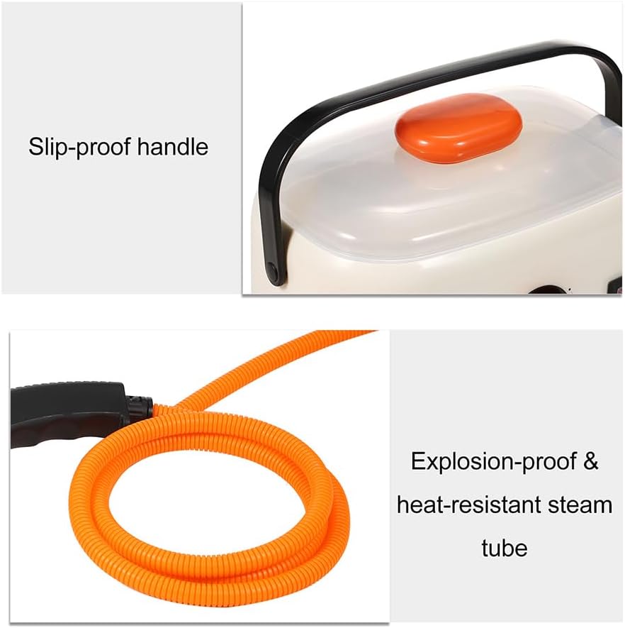 LeTkingok High Temperature Handheld Steam Cleaner Electric High Pressure Steam Clean Cleaning Machine Power Steamer 2500W