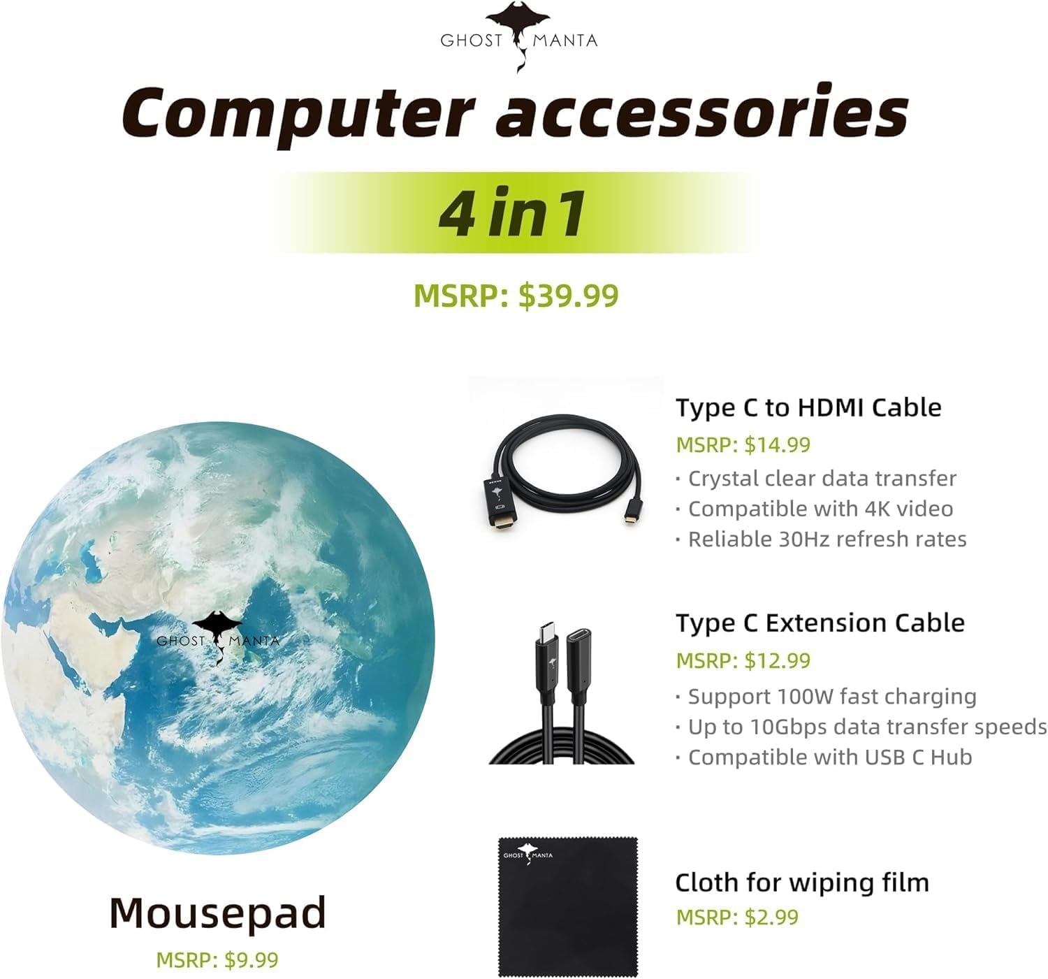 HP 15.6 FHD Flagship Business Laptop Computer, 32GB RAM, 1TB PCIe SSD, 12th Gen Intel 10 Cores i5-1235U (Beat i7-1195G7), Iris Xe Graphics, Bluetooth, HDMI, WiFi 5, Win 11 Pro, w/GM Accessories