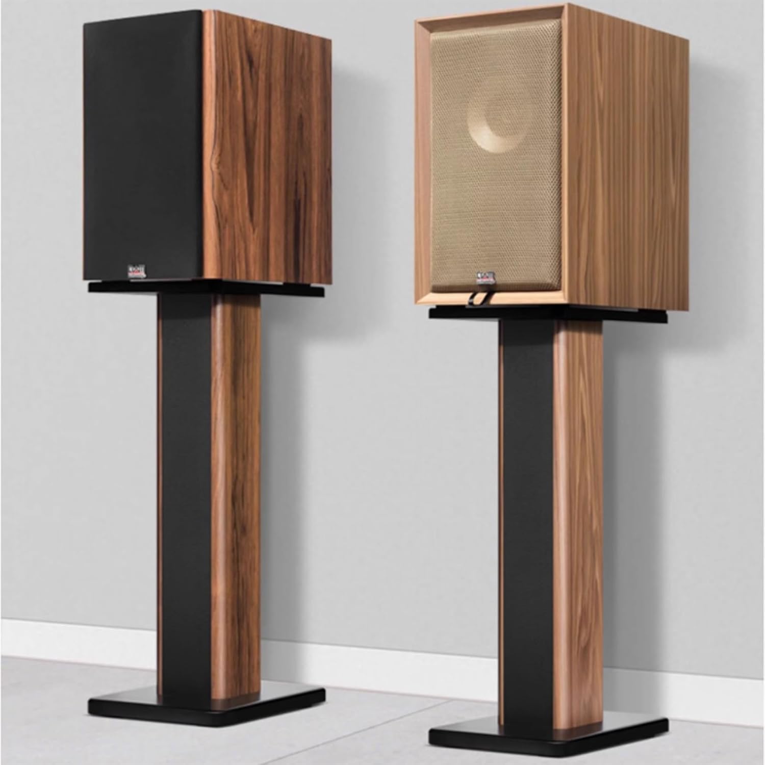 Floor Standing Speaker Stands for Bookshelf Speakers - Sand-fillable for Home Theater Recording Studio