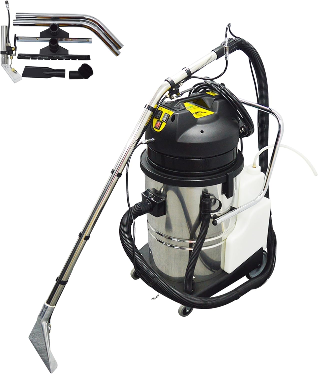 JARYANNIX 110V Carpet Extractor Machine 3 in 1 Wet Dry Vacuum Cleaner 60L Portable Carpet Cleaning Machine for Home Commercial Use Carpet Cleaner 2000W