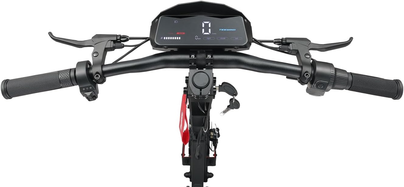 GT4 Electric Scooter Max 43.5 Miles and 43.5 Mph Speed Power by 2400W Motor, Foldable Electric Scooter for Adults with 11 Inch Road Vacuum Tires