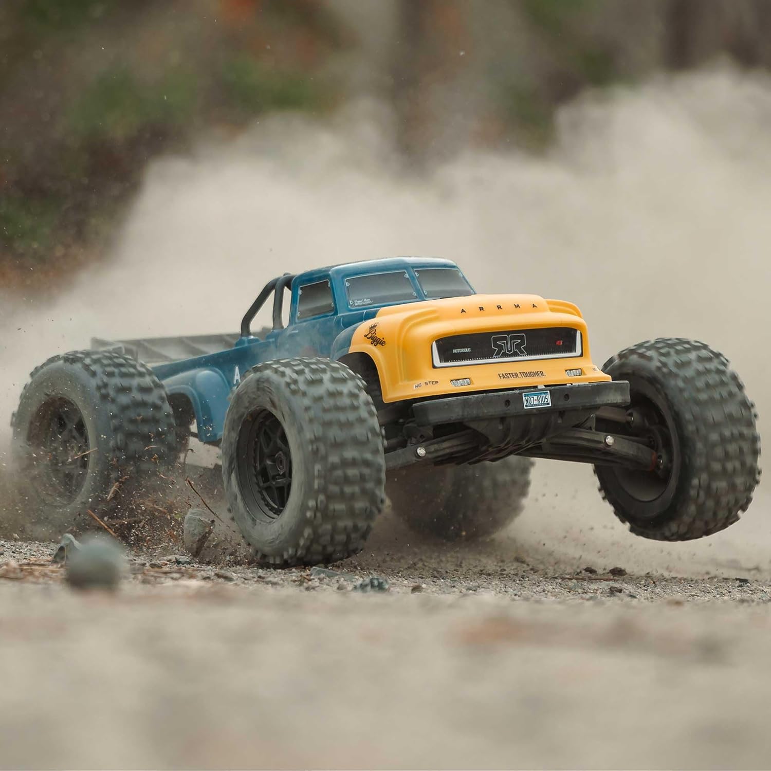 ARRMA RC Truck 1/8 Notorious 4X4 6S BLX BRUSHLESS V6 Stunt Truck RTR (Battery and Charger Not Included), (Blue), ARA8611V6T2