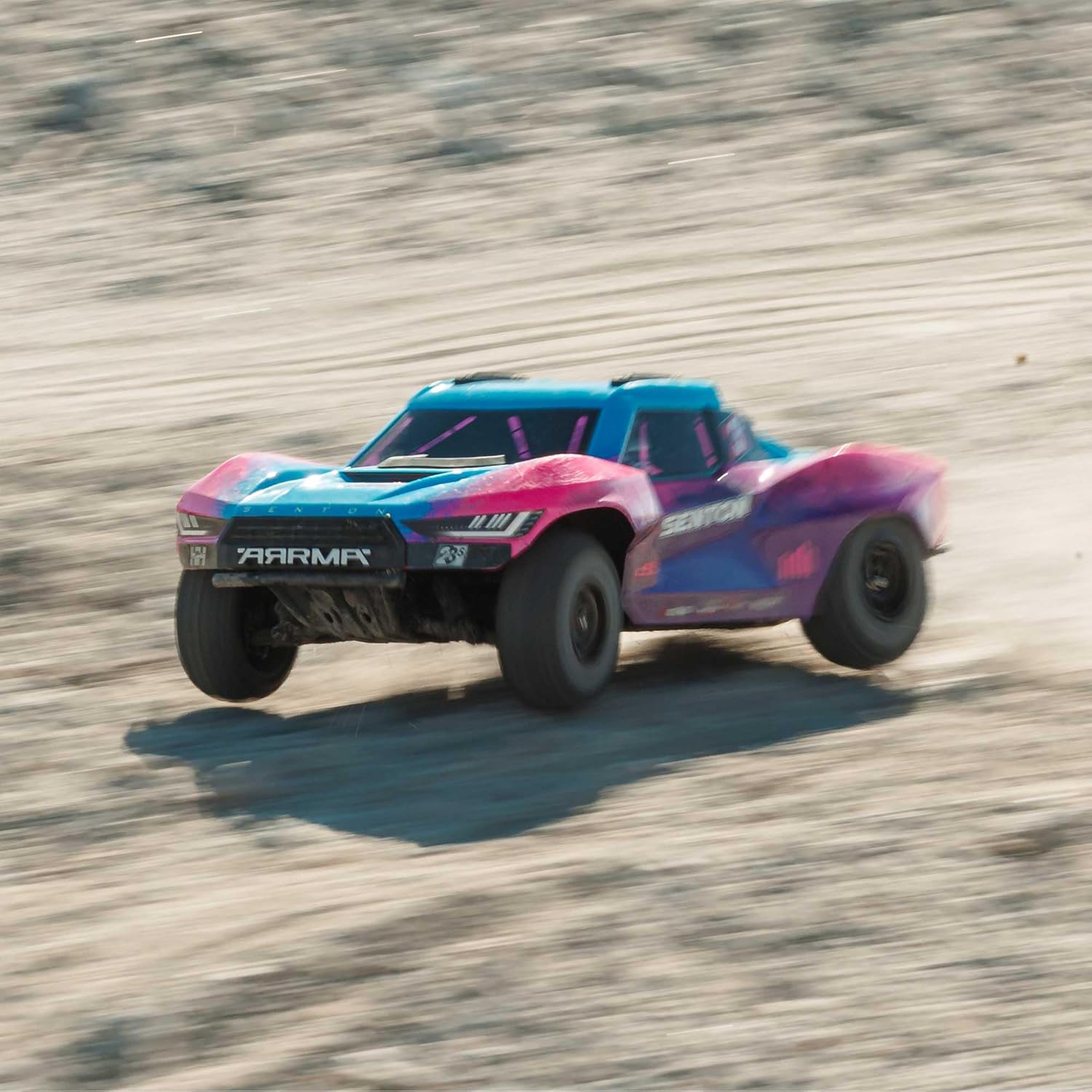 ARRMA RC Truck 1/10 SENTON 4X4 223S BLX BRUSHLESS Short Course Truck RTR (Battery and Charger Not Included) with DSC, Blue, ARA4303V4T3