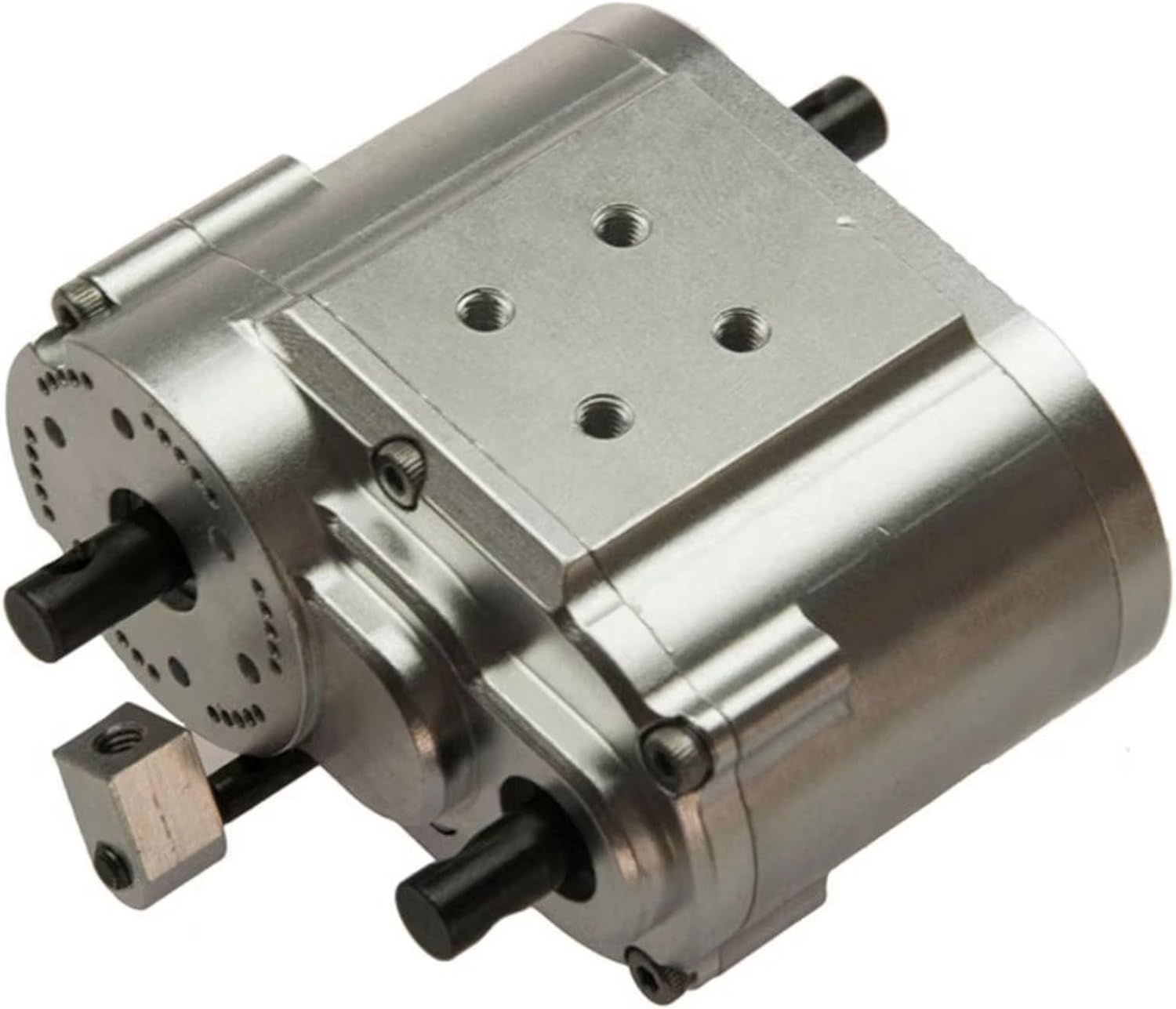 RC Gearboxes For Axial For SCX10 D90 1/10 RC 4WD 2 Speeds Transfer Case Gearbox Transmission Box 46x53x32mm RC Crawler Car Upgrade Parts