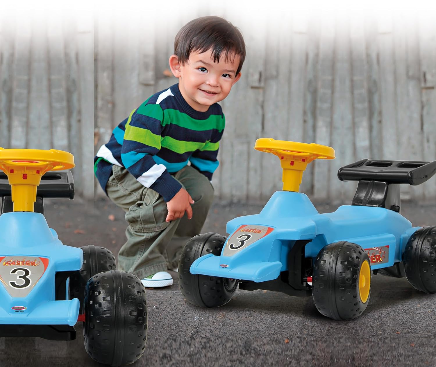 Jamara 460310 Formula Kid Push Car, Blue