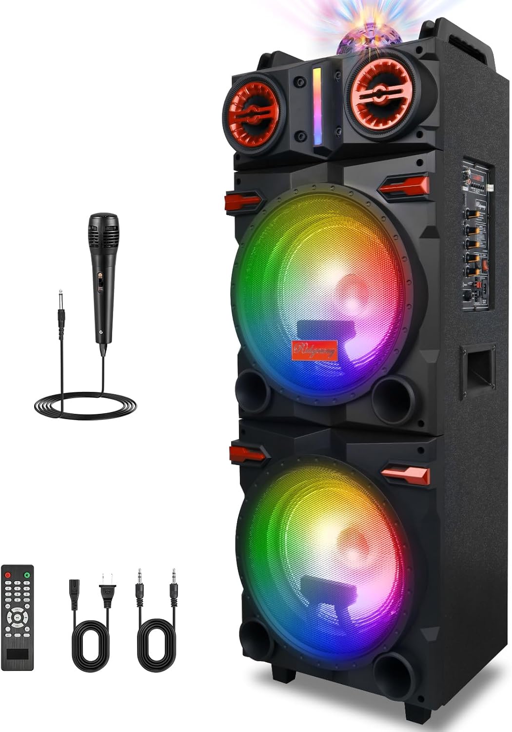 Portable Party Wireless Bluetooth Speaker with Dual 10