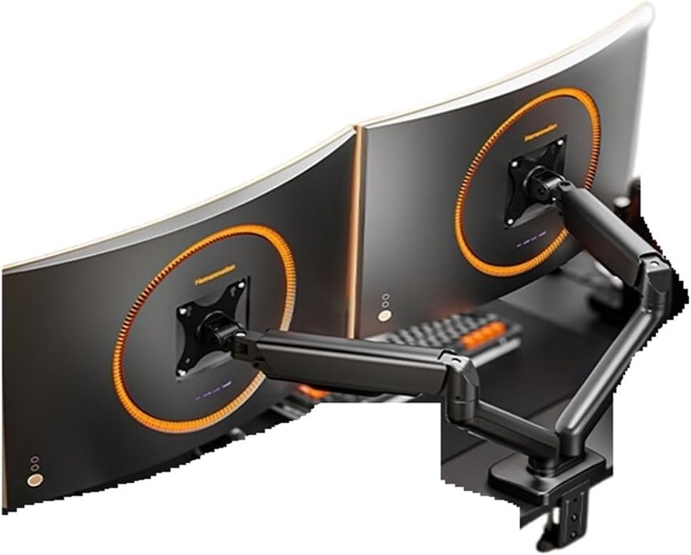 Dual-Screen Monitor Stand one-to-Two Robotic arm Desktop Computer Double-arm Base Screen Support Frame T6JD-2B