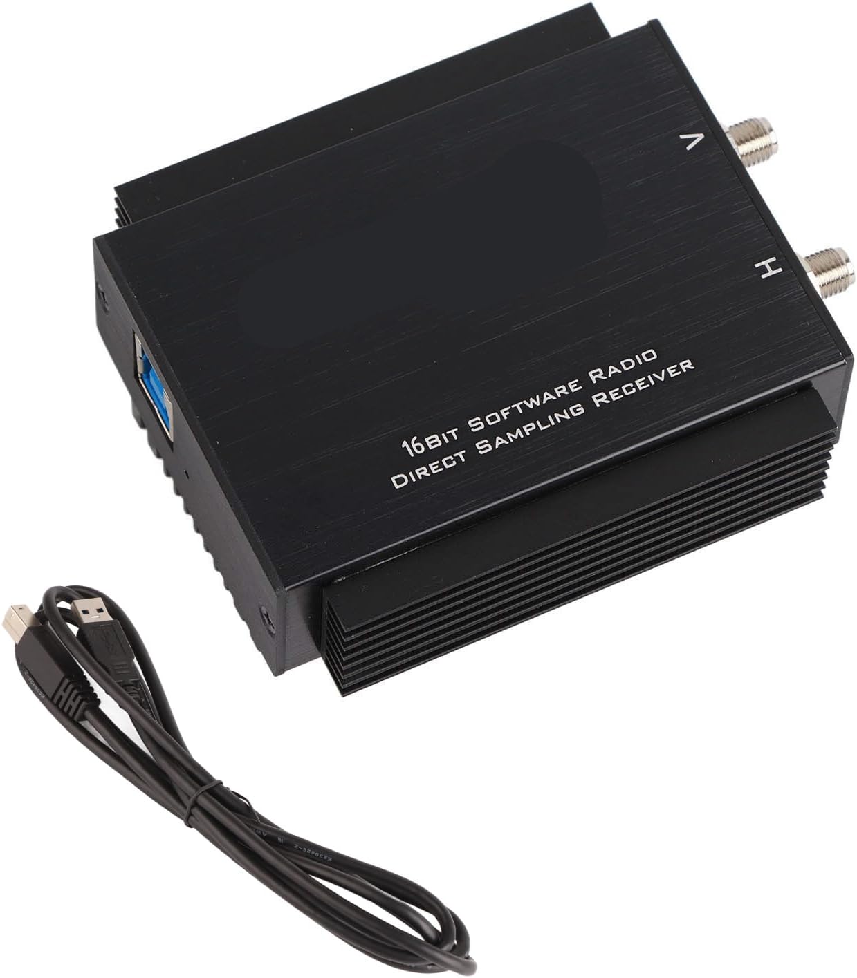 Software Radio Receiver SDR Module Transceivers Receiver RX888 MKII Aluminum Enclosure 1kHz-64MHz ATT VGA Adjustment -10dB to +33dB