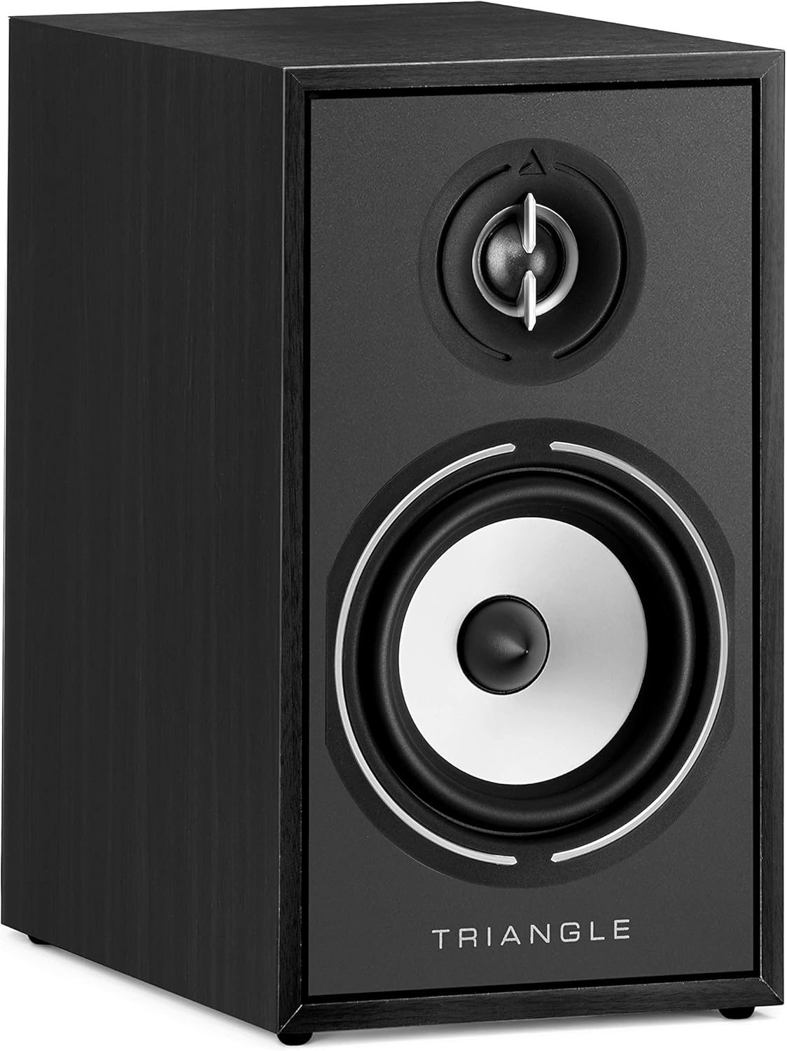 triangle - BOREA BR02 Hi-Fi Bookshelf Speakers - Power handling 80W - Output 89 dB/W/m - Versatile Music and Home Cinema - 176 x 310 x 274 mm - Black (Pair)