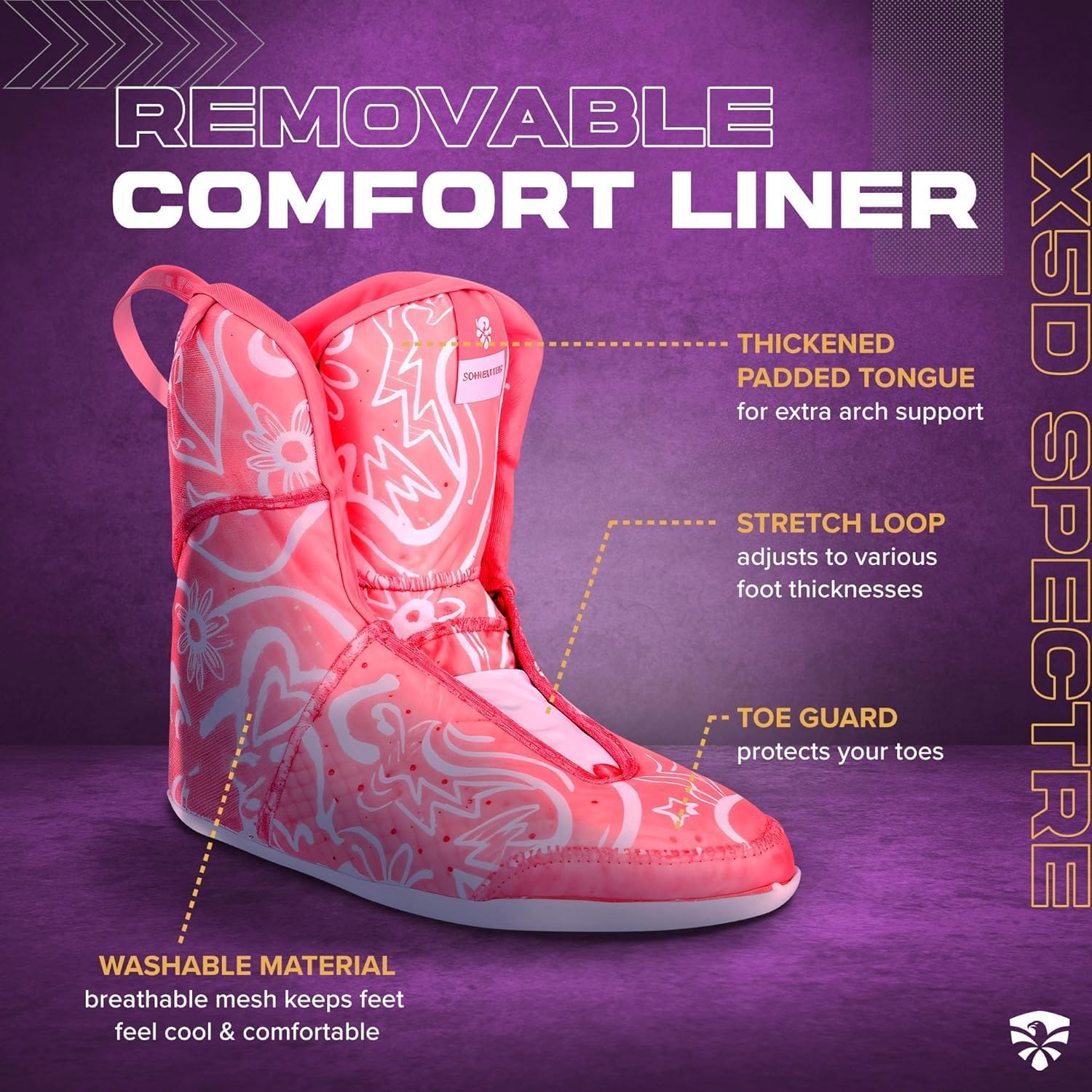 Flying Eagle Skates - X5D Spectre Freeskates Inline Speed Skates - Inline Skates Adult - Comfortable Inline Skates Women - Inline Skates Men - Inline Roller Skates - Roller Blades