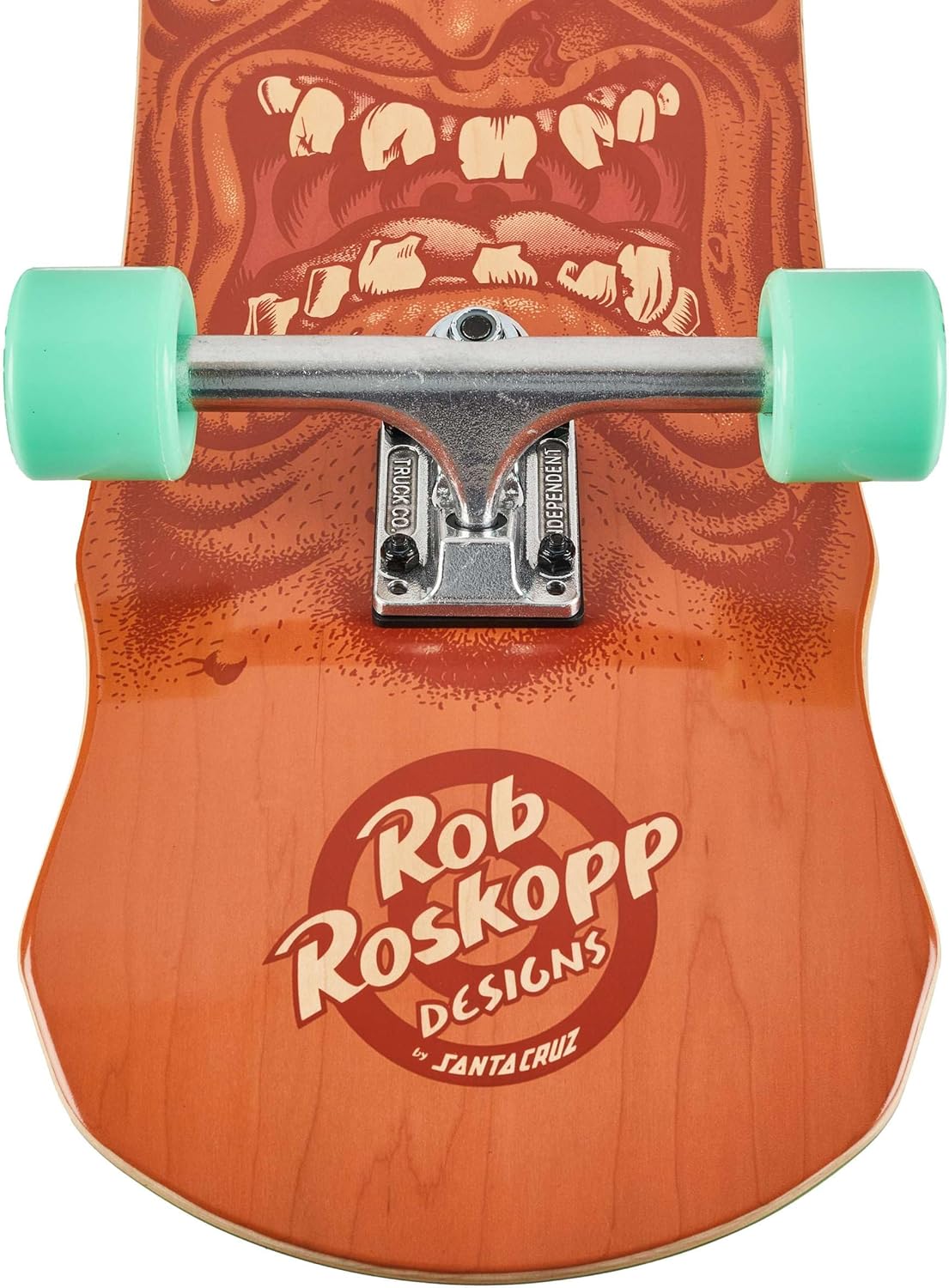 Santa Cruz Roskopp Face 9.5in x 31in Shaped Skateboard Cruzer