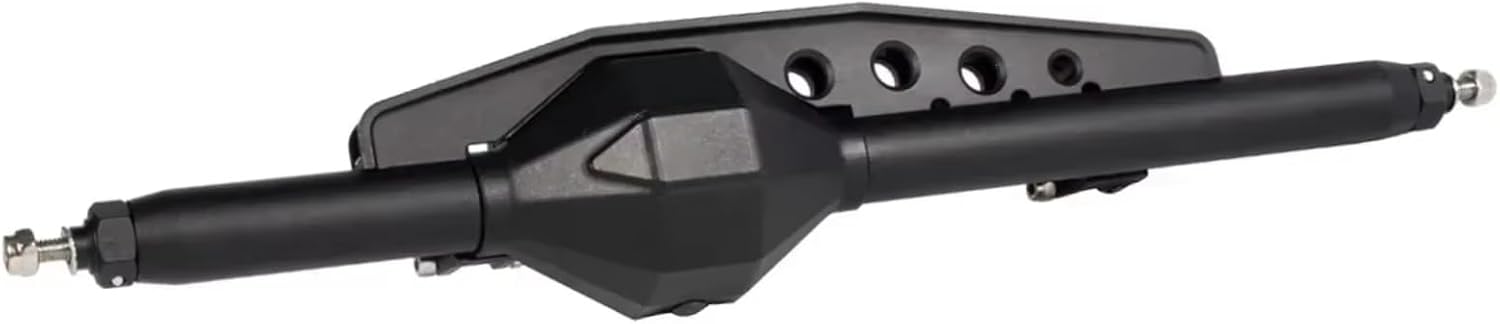 for Axial for Spawn for RR10 for Bomber for Capra for SMT10 1/10 Aluminum Diamond Front Rear for Wraith Axle Set RC Car Parts(Black,Rear)