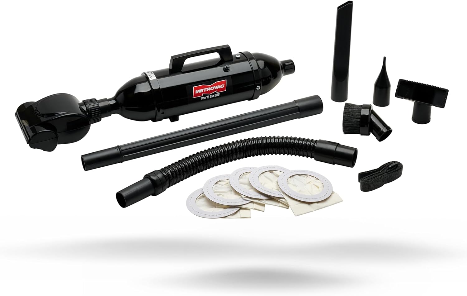 METROVAC VM12500T Vac N' Blo 500W Hand Vacuum & Blower, 120V, Powerful, Lightweight, All-Steel Construction, Dry Pickup, 60