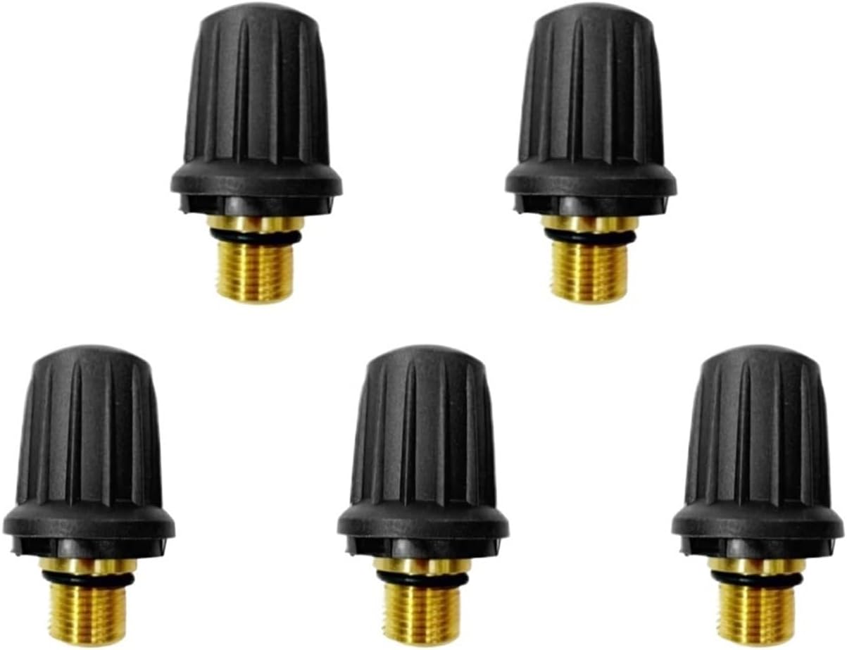 Steam Cleaner Safety Tank Cap Vacuum Boiler Brass Tank Lid Vacuum Cleaner Replace Safe Valve ，Compatible For Karcher ，SC1 SC2 CTK10 SC2D(5PCS)