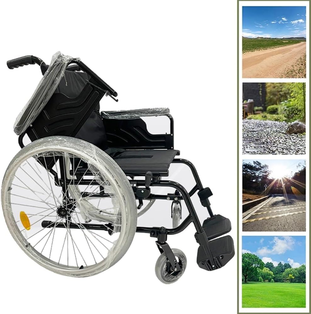 A Pair of 24x1 3/8 Rear Wheels for Wheelchair, 24 Inch Sports Wheelchair Rear Wheel, Nylon Pneumatic Tires, Replaceable Quick Release Wheel, Aluminum Alloy Hub