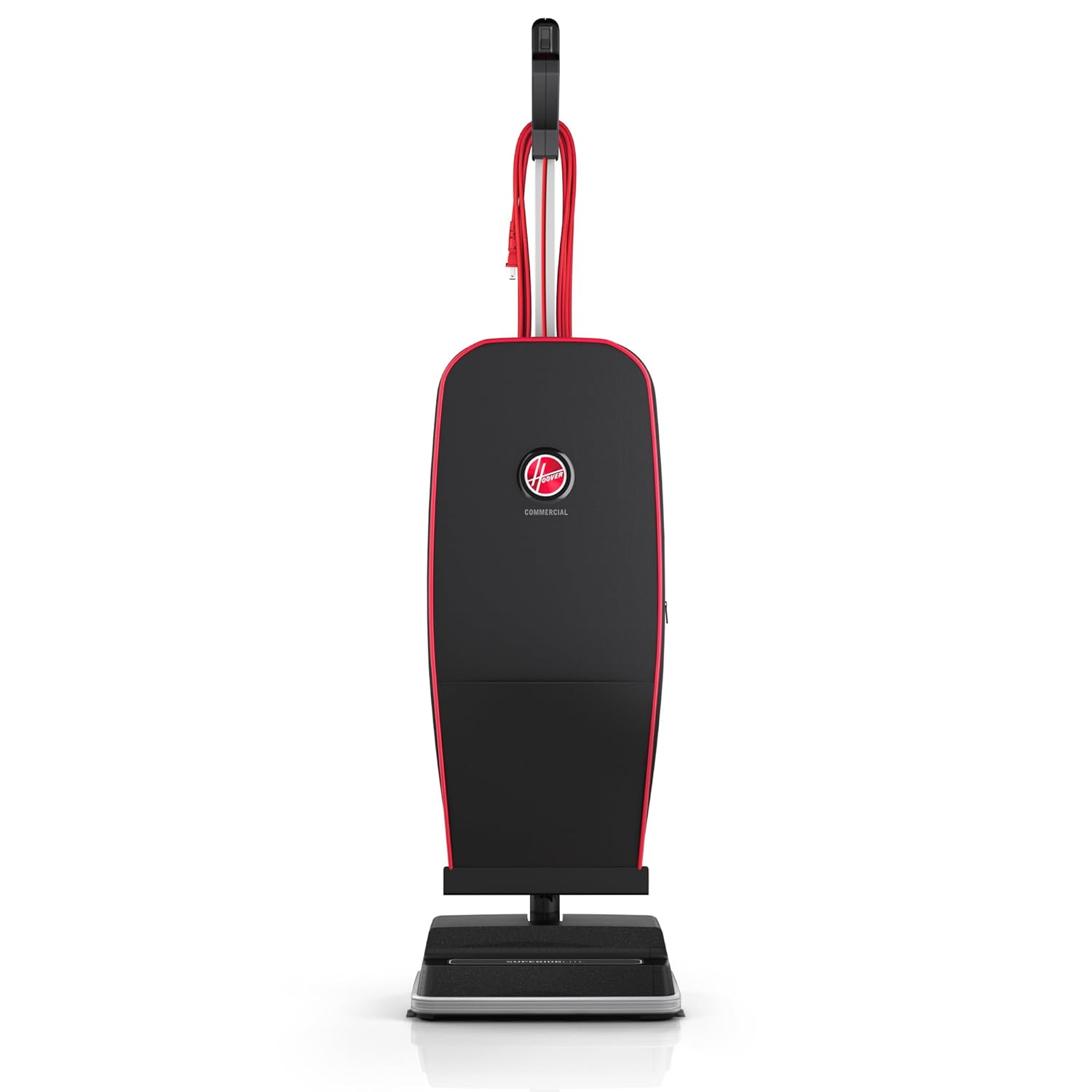 Hoover Commercial Superior Lite Upright Vacuum Cleaner, Bagged Professional Pro Grade, for Carpet and Hard Floor, CH50200, Black