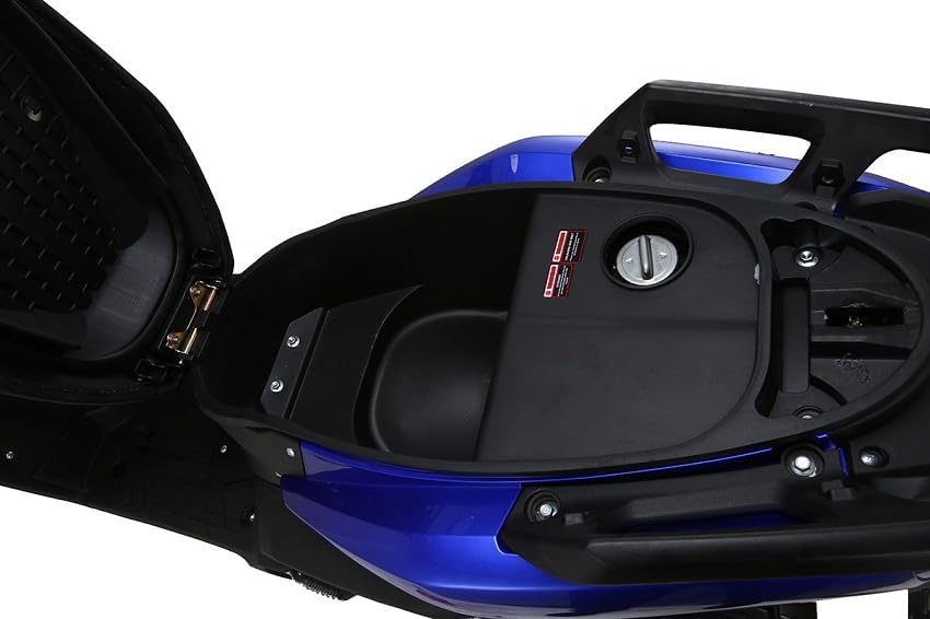 HHH Tank 200 EFI Scooter Upgraded TANK 200cc Motorcycle Fully Automatic Adult Street Bike with Matching rear trunk ( Blue )