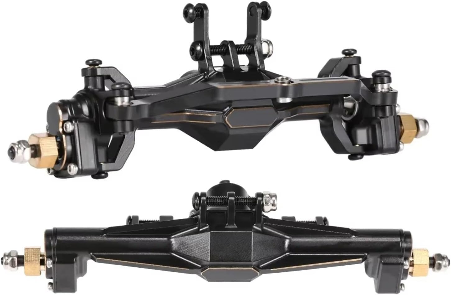 for TRX4M for Defender for Bronco High Trail 1/18 Brass Front Rear Portal Axle with Steel Gears RC Crawler for Chassis Upgrade Parts RC Car Accessories