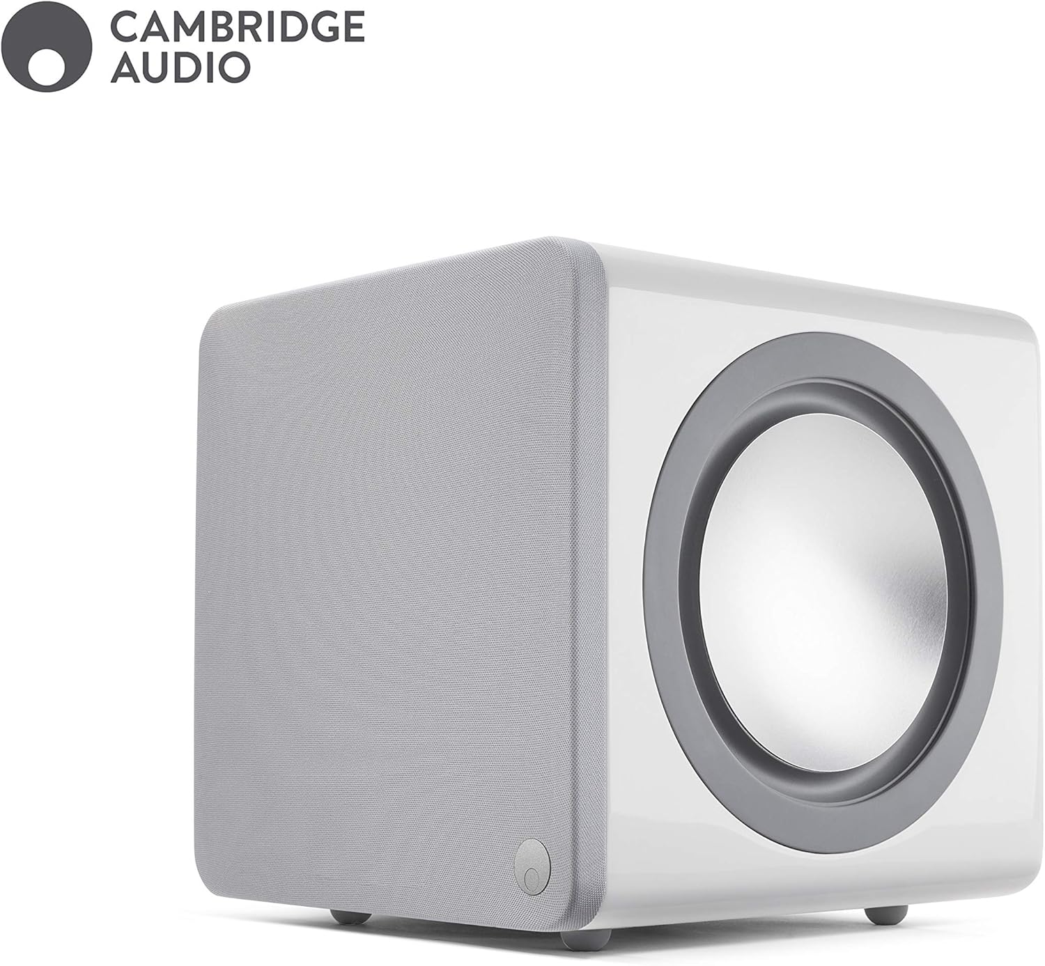 Cambridge Audio Minx X201-200 Watt Active Subwoofer Featuring Twin Auxiliary Bass Drivers and Fully Adjustable Sound - White