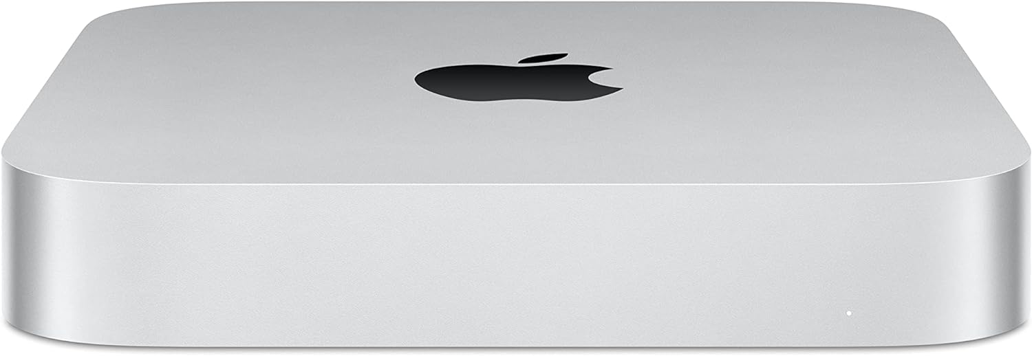 Apple Mac Mini Desktop Computer, M2 Chip with 8-Core CPU and 10-Core GPU, Early 2023, - 16GB, 256GB SSD