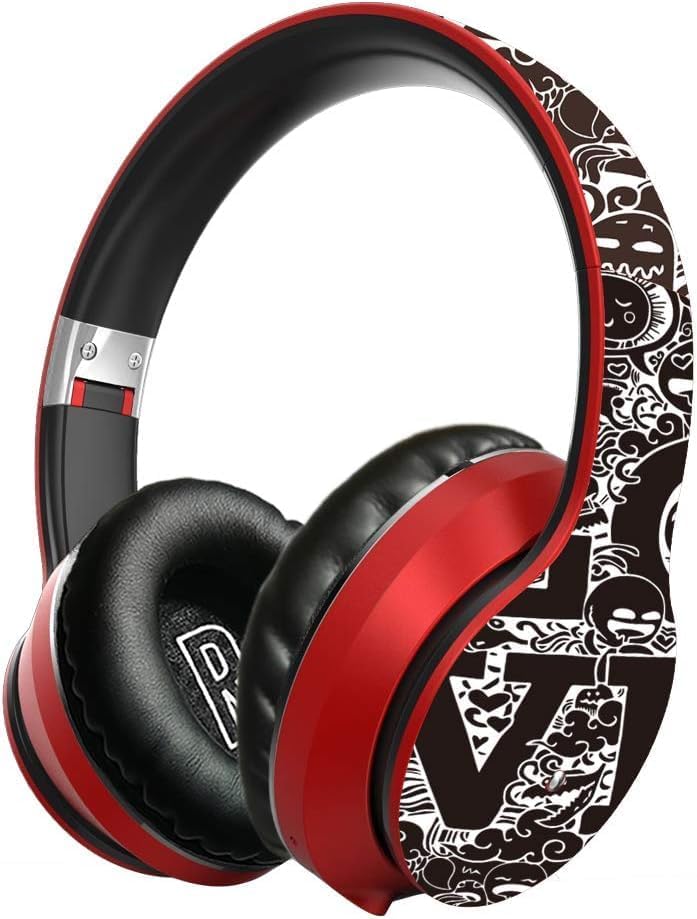 Bluetooth Over Ear Headphones Wireless Headphones with 15H Playtime, Premium Stereo Sound Headsets with Mic, 3.5mm Computer PC Tablet Home Office Travel