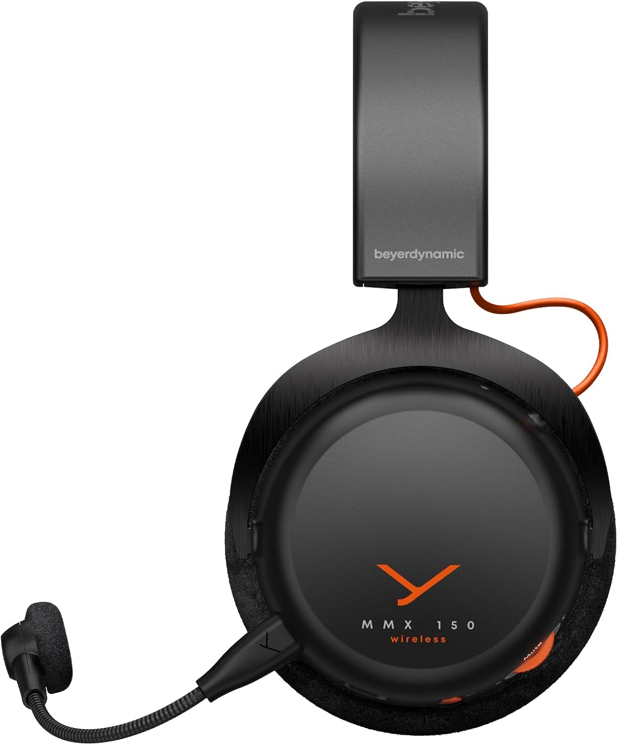beyerdynamic MMX 150 Wireless Gaming Headset in Black with Sound Personalization and Velour Ear Pads with 50 Hours of Battery Life and Sound Personalisation via app