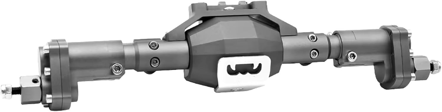 RC Car Parts Compatible with Axial for SCX10 II 90046 90047 for Redcat GEN8 1/10 RC Crawler Car CNC Machined Aluminum Alloy Front and Rear Portal Axle(Front and Rear)