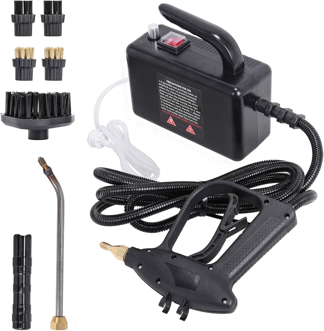 RESKIU Handheld High Temp Portable Cleaning Machine, Surface Steam Cleaner, Multi-Surface Tools Included to Remove Dirt, for Cleaning Kitchen, Sofa, Car Seat,110V-1700W