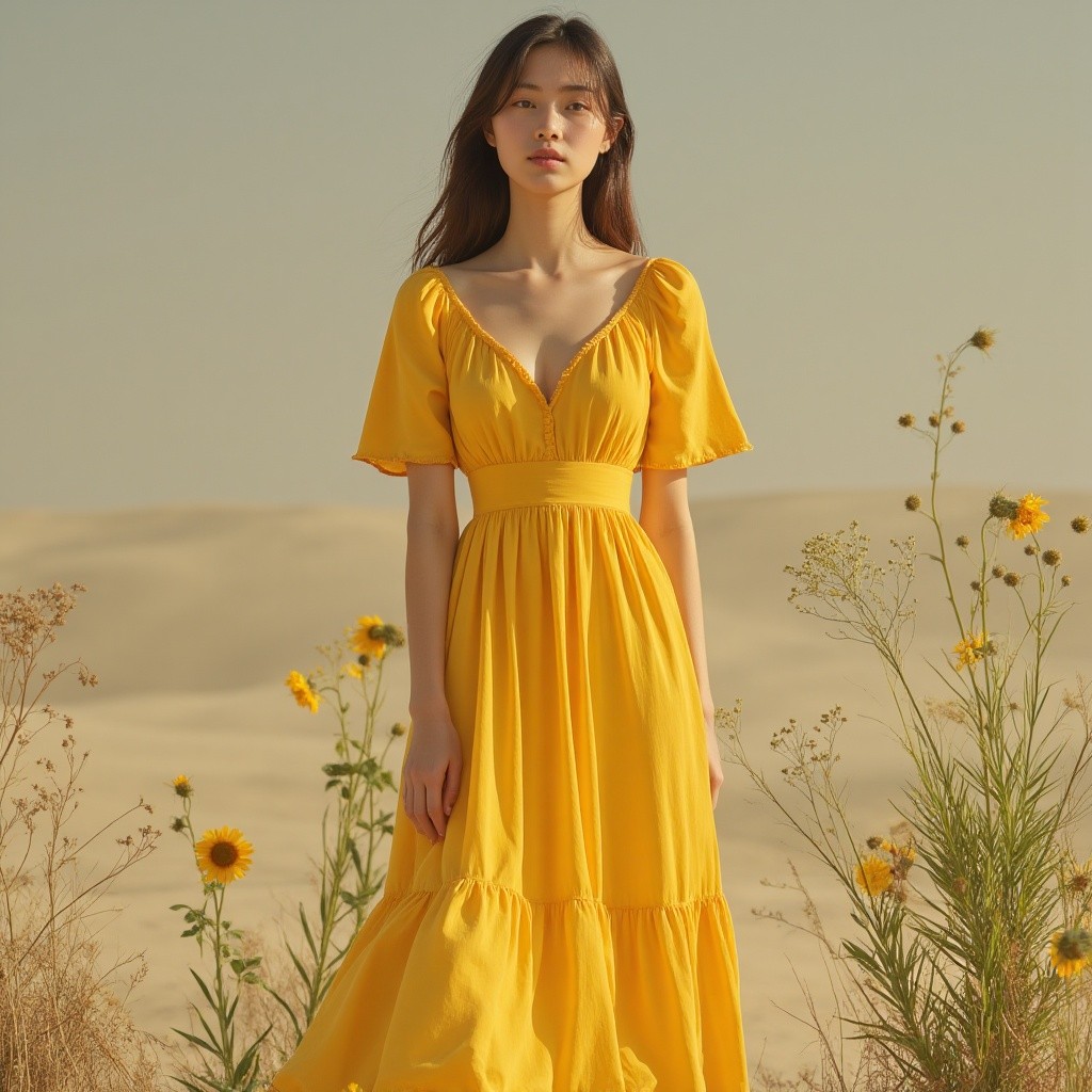 The Luna Dress // Sunflower