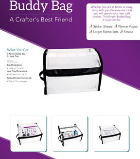 Totally Tiffany 10 Clear & Black Kirstin Buddy Bag