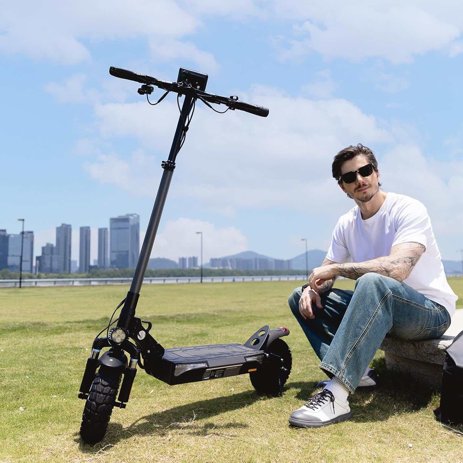 Electric Scooter, Adult Electric Scooter with 500/750/1000W Motor, 23/28 Miles Range,Top Speed 22/25/28MPH, 10