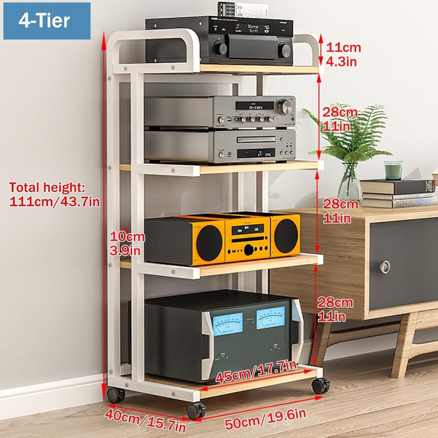 HiFi Rack Record Player Stand