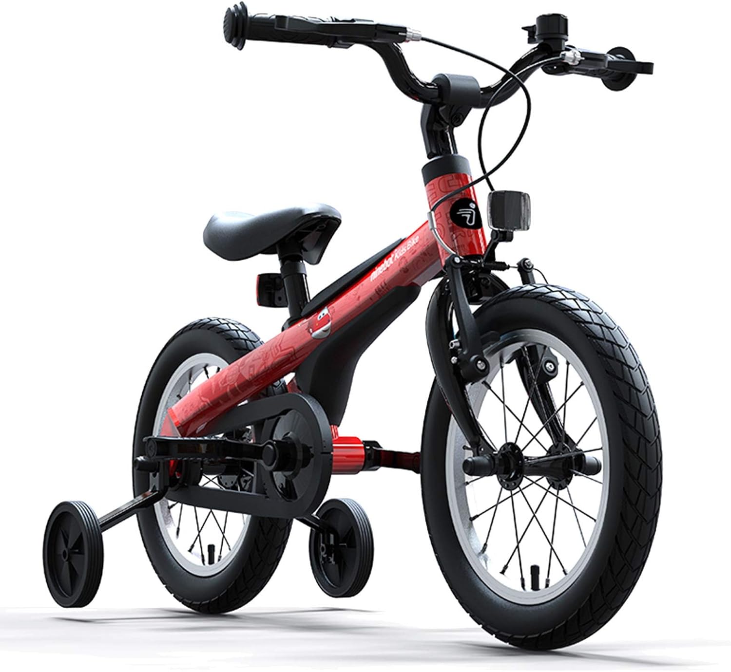 14 Inch, Children's Outdoor Bicycle, Suitable for Boys and Girls Aged 3-6, with Auxiliary Wheels, Bracket