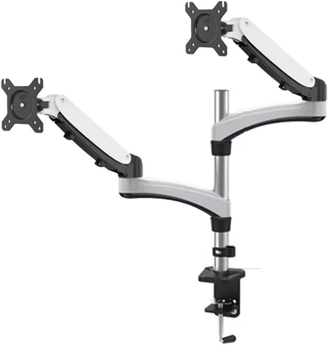 DL-112CD Height Adjustable LCD Monitor Stand Aluminum Alloy Rotating Desktop Monitor TV Long Arm VESA Mount Supports Up to 27 Inches