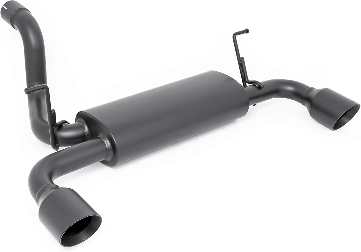 Rough Country Black Performance Dual Outlet Exhaust for 18-25 Jeep JL - 96003